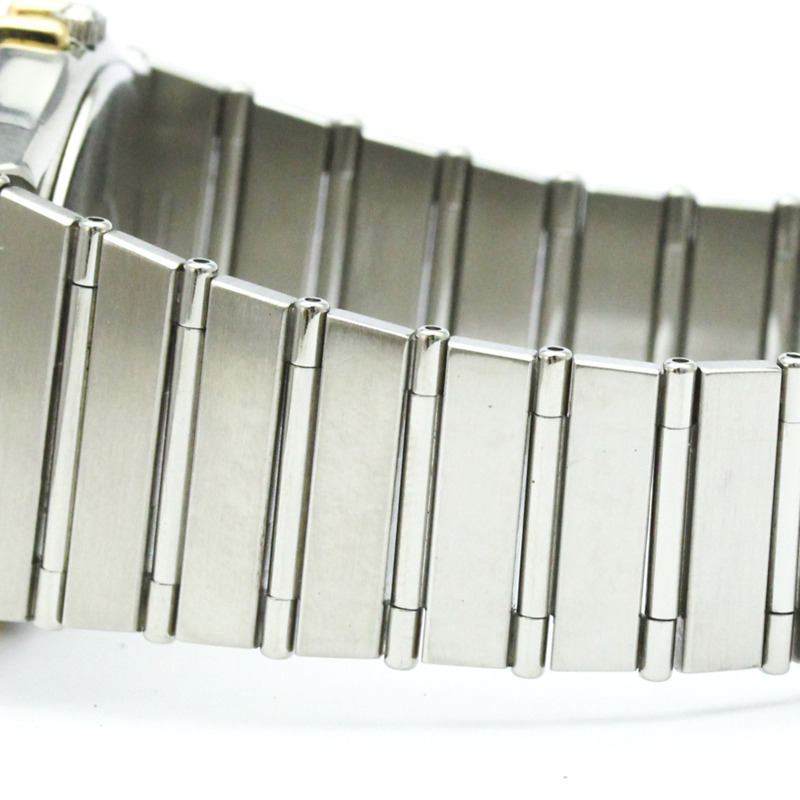 歐米茄星座系列18K金精鋼石英男士腕錶396.1070拋光款-2