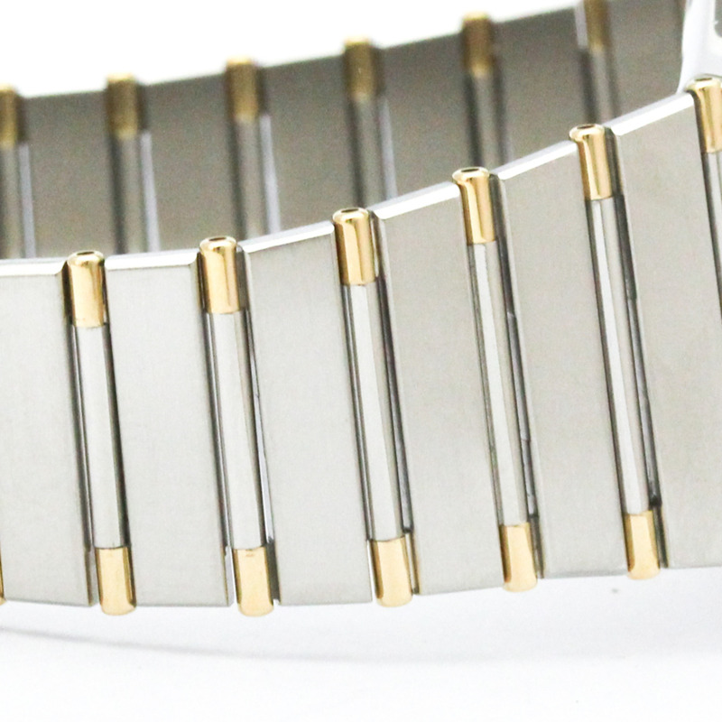 歐米茄星座系列18K金精鋼石英男士腕錶396.1080拋光款-6