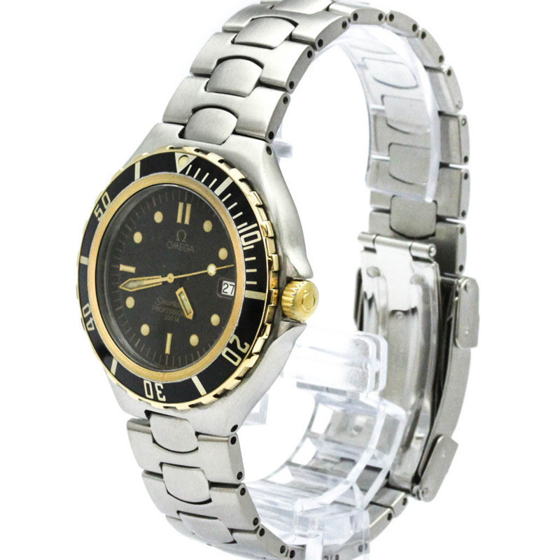 歐米茄海馬系列專業18K金鋼腕錶 396.1042 拋光款-1