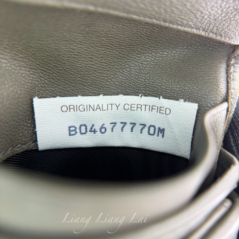 BOTTEGA VENETA BV橄欖綠小羊皮對開短夾-3