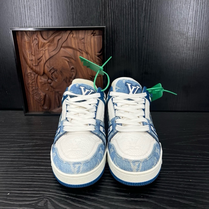 Louis Vuitton路易威登 trainer 白藍牛仔 37碼-1