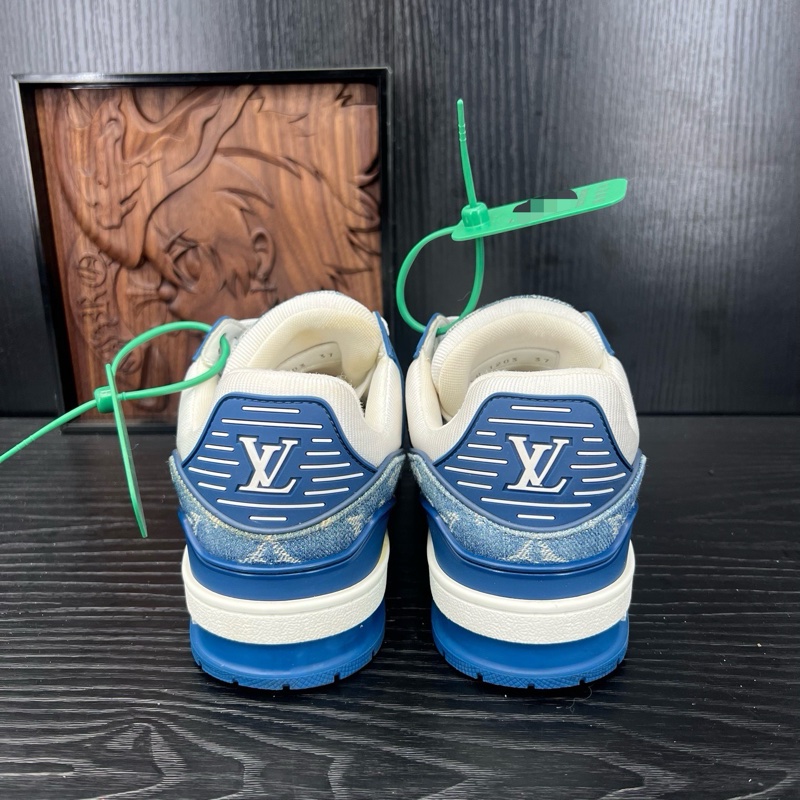 Louis Vuitton路易威登 trainer 白藍牛仔 37碼-2