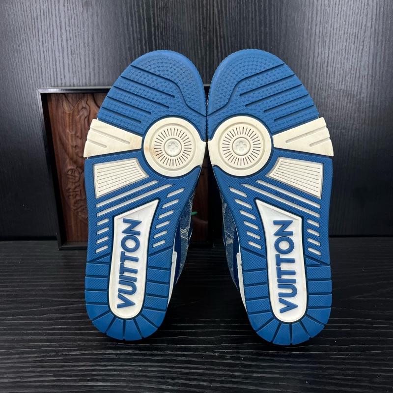 Louis Vuitton路易威登 trainer 白藍牛仔 37碼-3