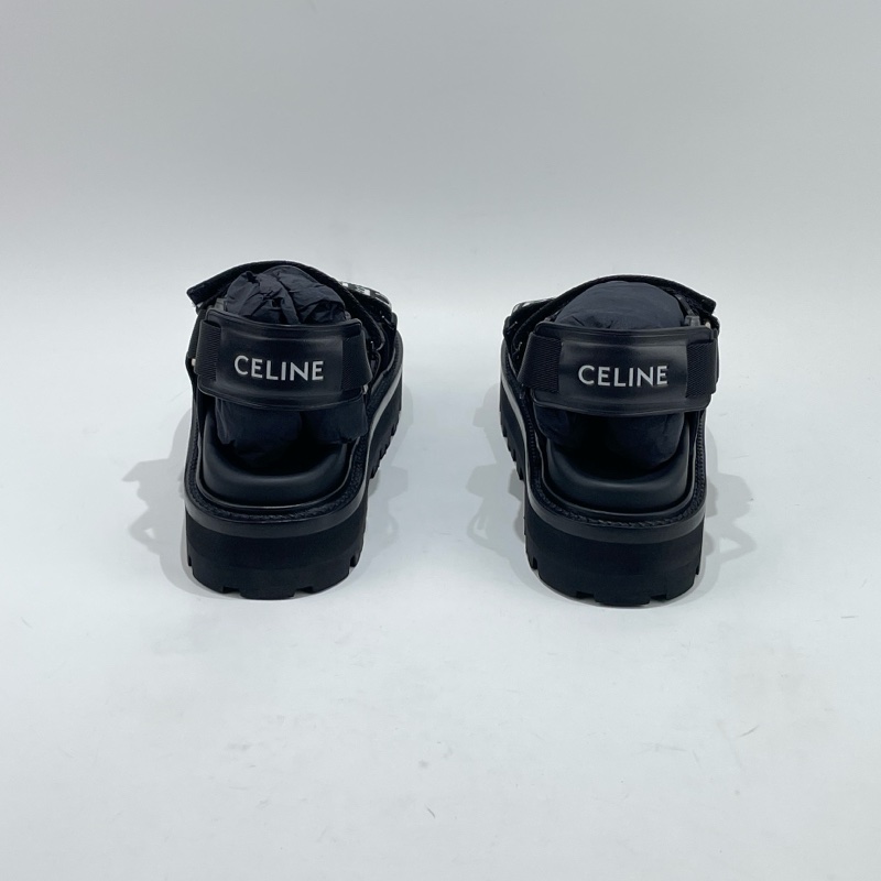 閒置新 未使用 Celine 黑色涼鞋 女款 37碼 🈚附件-4