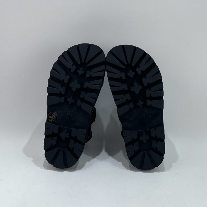 閒置新 未使用 Celine 黑色涼鞋 女款 37碼 🈚附件-5