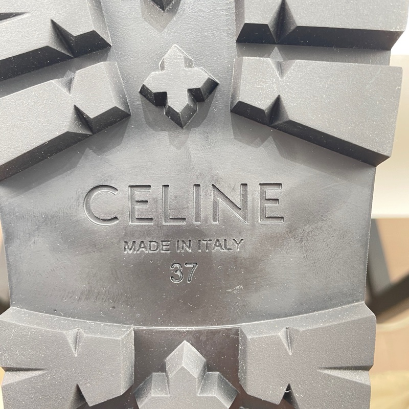 閒置新 未使用 Celine 黑色涼鞋 女款 37碼 🈚附件-6