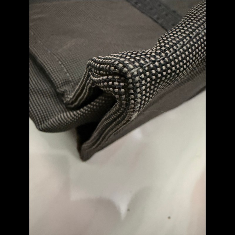 愛馬仕大手提帆布包托特包Hermes backpack in black canvas-8