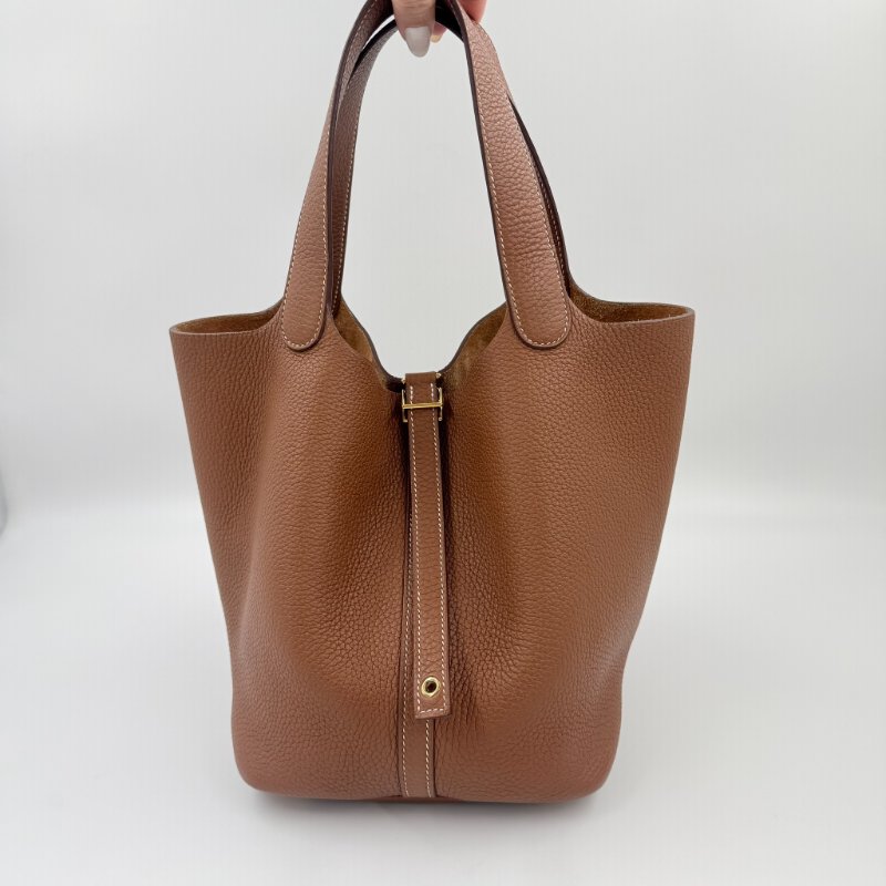 HERMES - 37金棕TC Picotin╻22cm-2