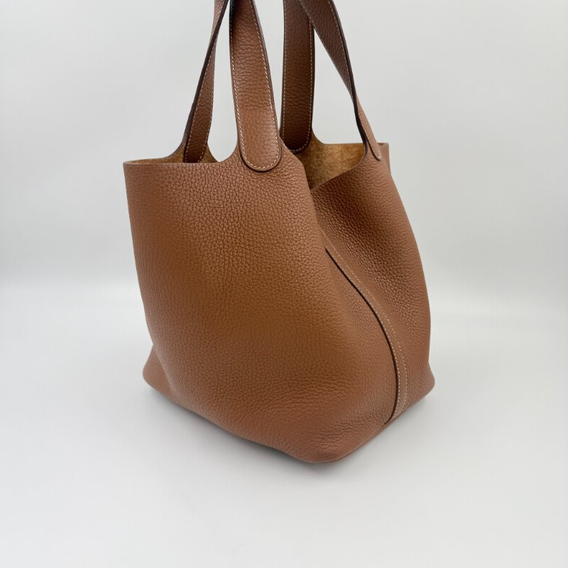 HERMES - 37金棕TC Picotin╻22cm-6