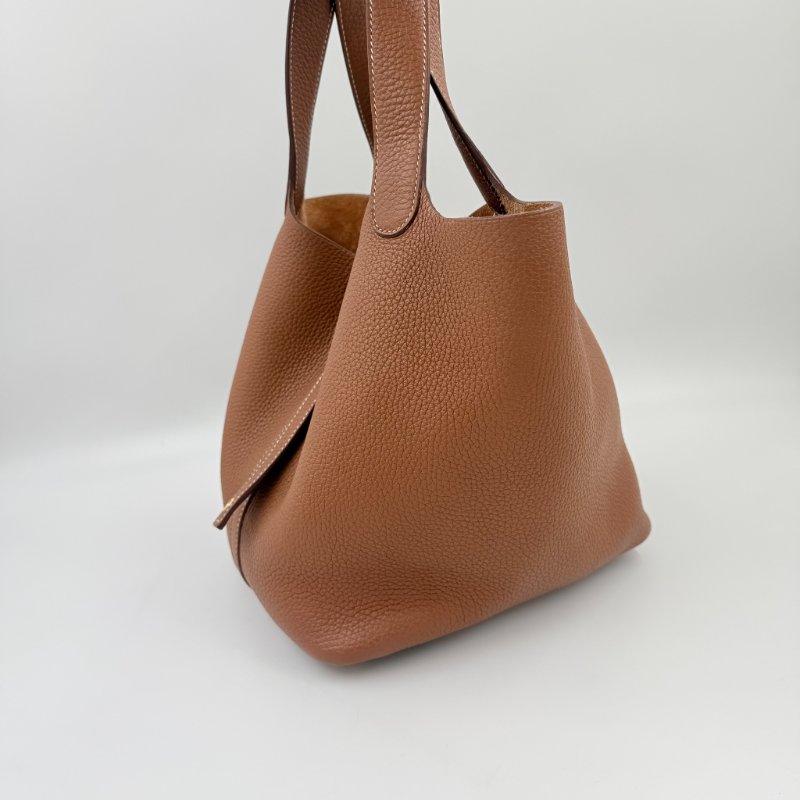 HERMES - 37金棕TC Picotin╻22cm-7
