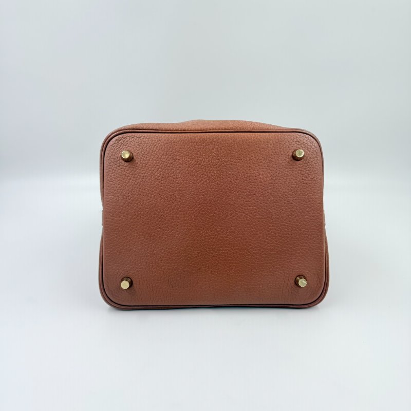 HERMES - 37金棕TC Picotin╻22cm-8
