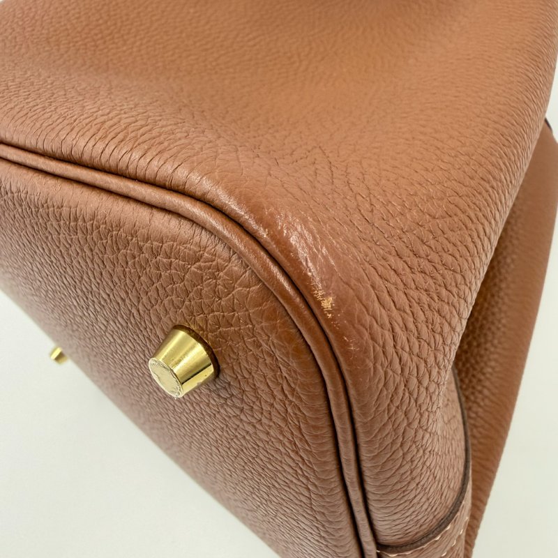 HERMES - 37金棕TC Picotin╻22cm-13