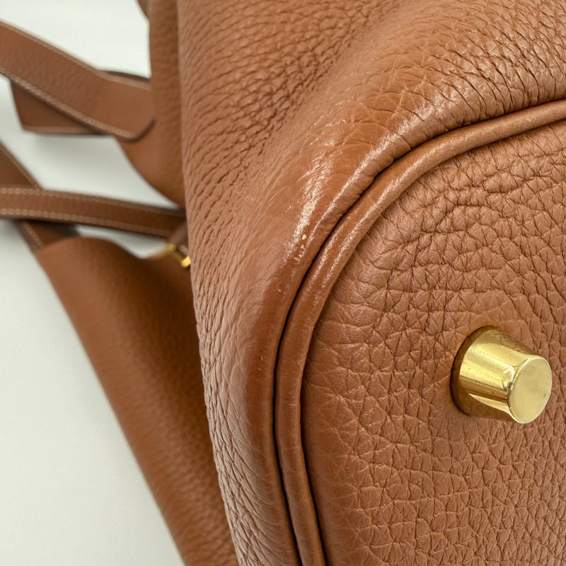 HERMES - 37金棕TC Picotin╻22cm-16