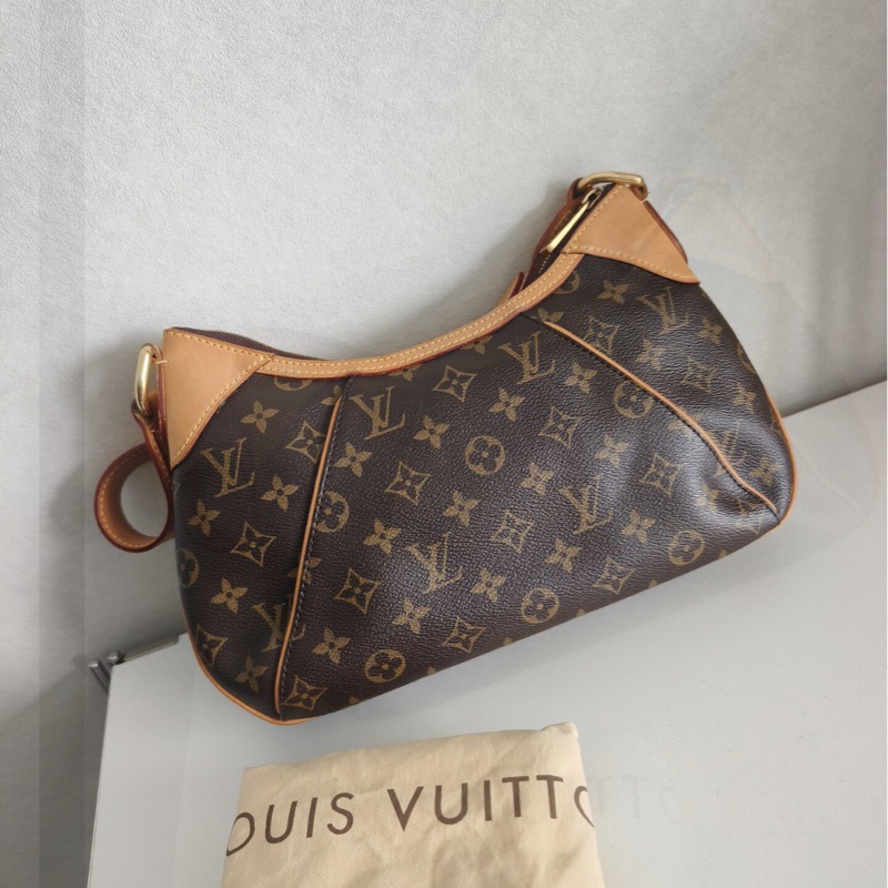 【氣質女神✨全網最低價‼️】LV Thames PM金牌南瓜腋下包｜單肩包｜手提包 小號-4