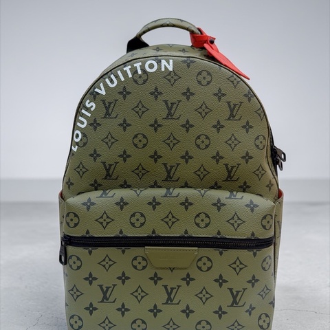 莉亞精品♡ LV M46802  老花綠後背包 二手美包