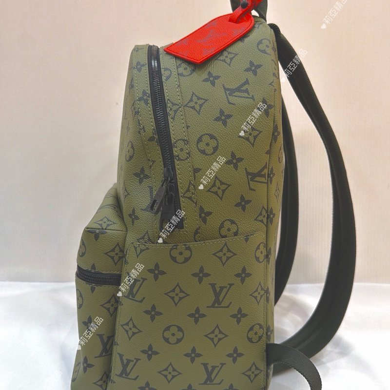 莉亞精品♡ LV M46802 老花綠後背包 二手美包-3