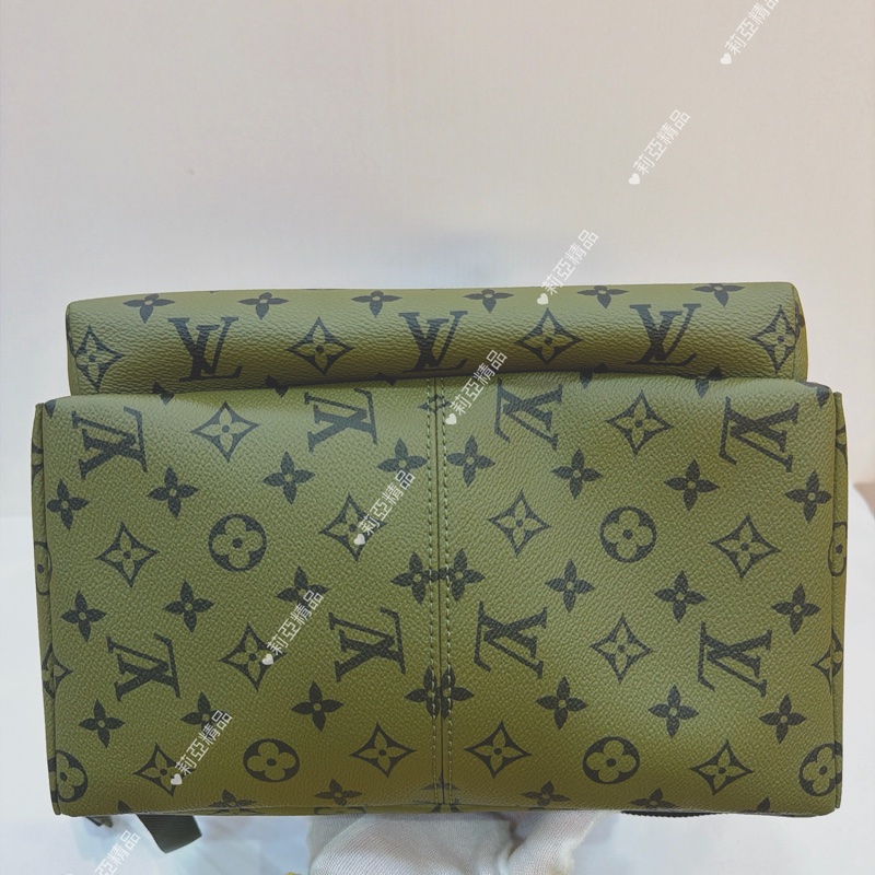 莉亞精品♡ LV M46802 老花綠後背包 二手美包-5