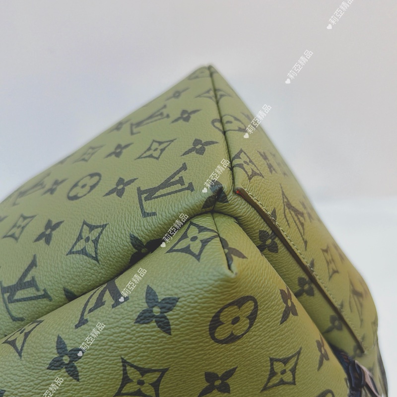 莉亞精品♡ LV M46802 老花綠後背包 二手美包-7