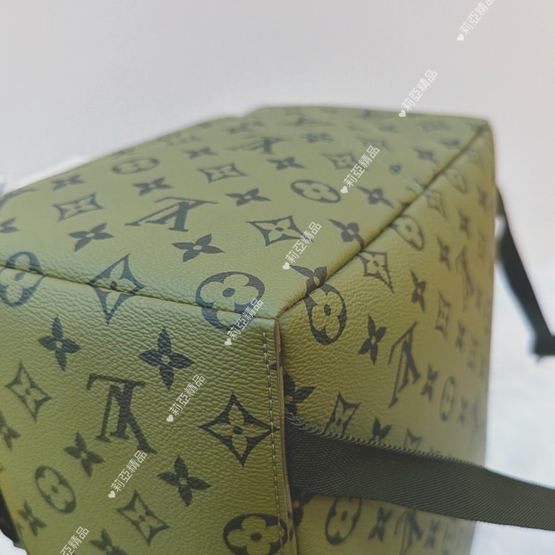 莉亞精品♡ LV M46802 老花綠後背包 二手美包-8