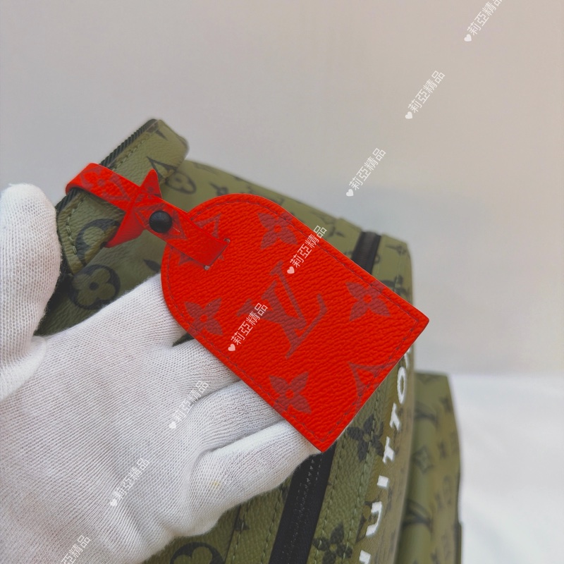 莉亞精品♡ LV M46802 老花綠後背包 二手美包-9