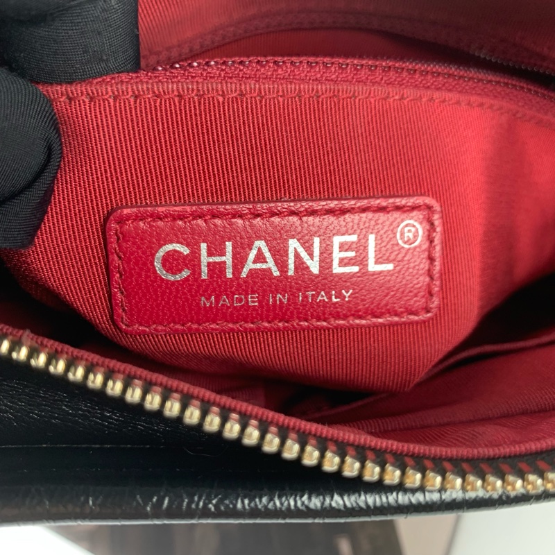 Chanel流浪包小號黑金 盒子/防塵袋/保卡-10