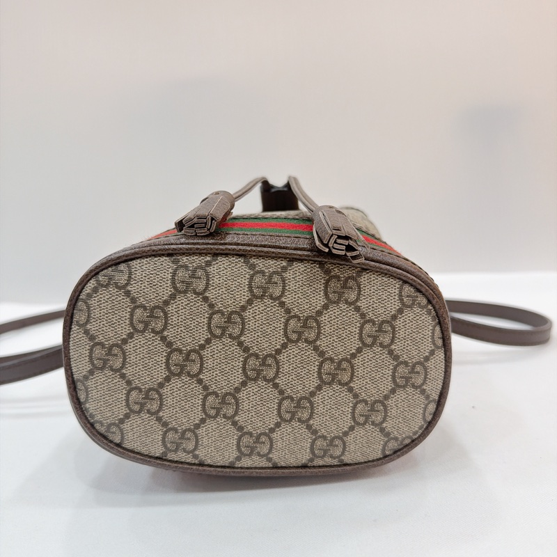 莉亞精品♡ GUCCI 550620 經典老花抽繩小水桶-6