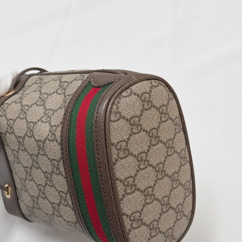 莉亞精品♡ GUCCI 550620 經典老花抽繩小水桶-8