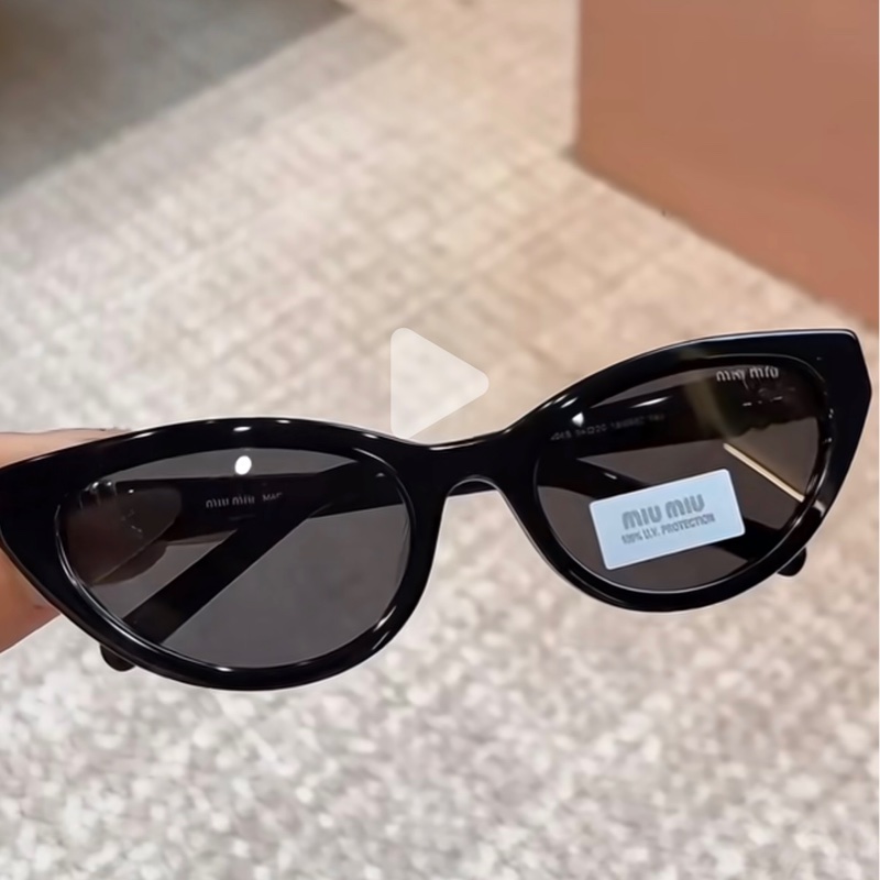 miu miu 26新款貓眼墨鏡-6