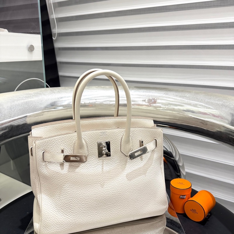 Hermes爱马仕 birkin30 奶昔白-1