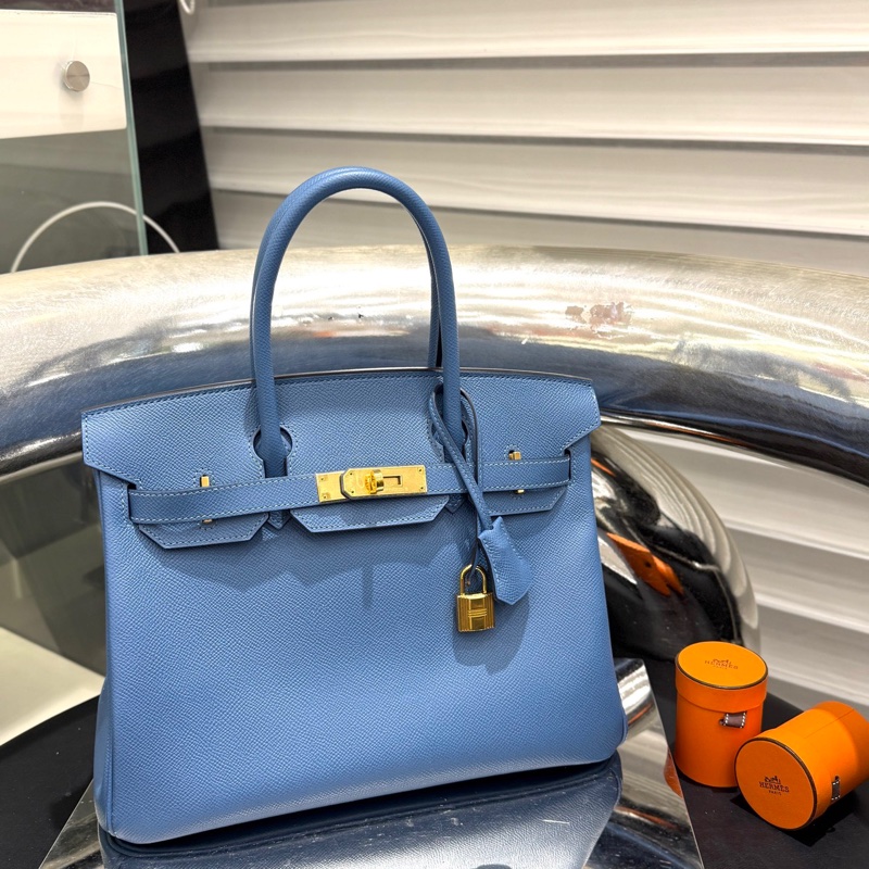 Hermes爱马仕 birkin30 2T天堂蓝-0