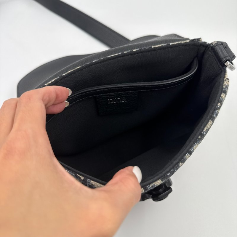 DIOR - Dior Gallop 老花馬鞍包-14