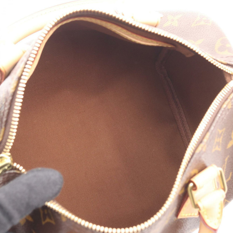 路易威登 Speedy 25 手提包，塗層帆布和皮革，Monogram 圖案，女士，棕色，M41528-2