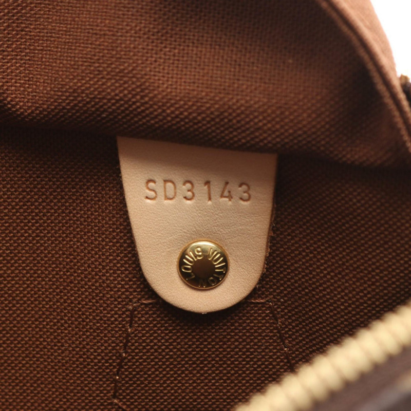 路易威登 Speedy 25 手提包，塗層帆布和皮革，Monogram 圖案，女士，棕色，M41528-4