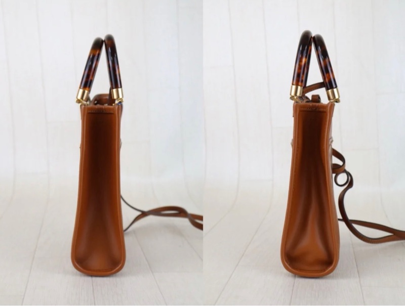 「JL精品代購」98新 FENDI 全牛皮 mini托特肩背包-4