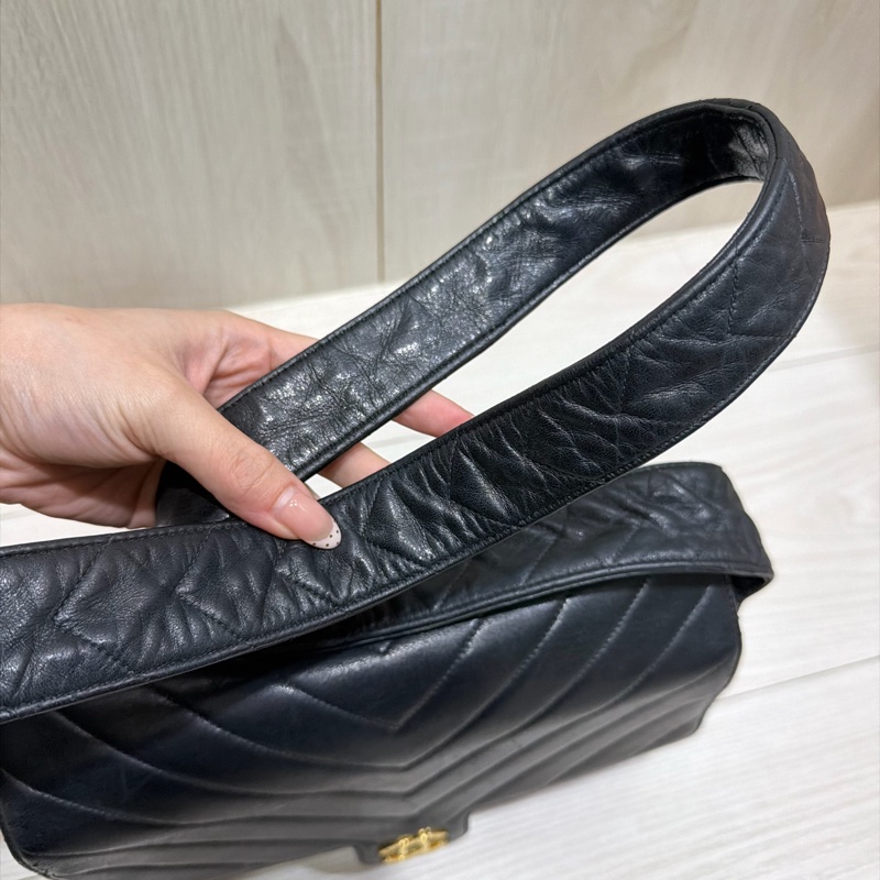 CHANEL VINTAGE郵差包-10