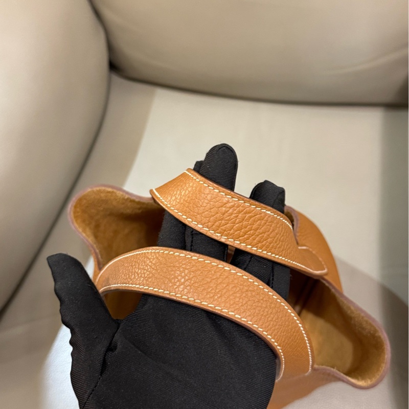 Hermes 爱马仕 18 菜篮子 金棕色 金扣-7