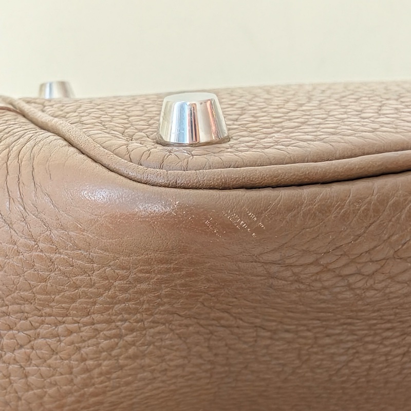 hermes款菜籃子18 大象灰 銀扣框q-13