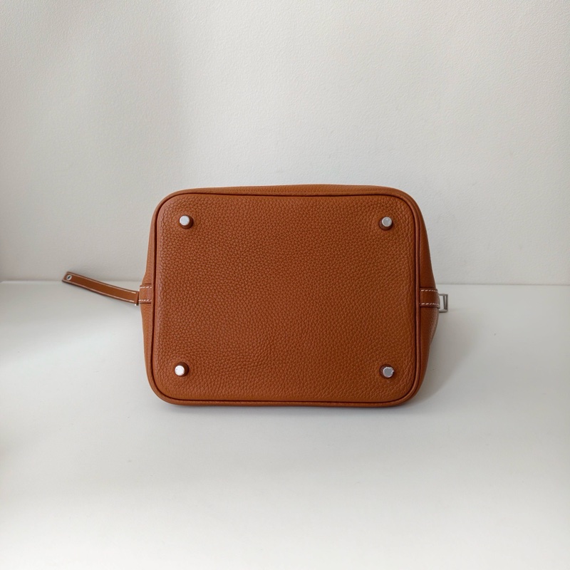 Hermes愛馬仕picotin 菜籃子22 金棕 u刻-5