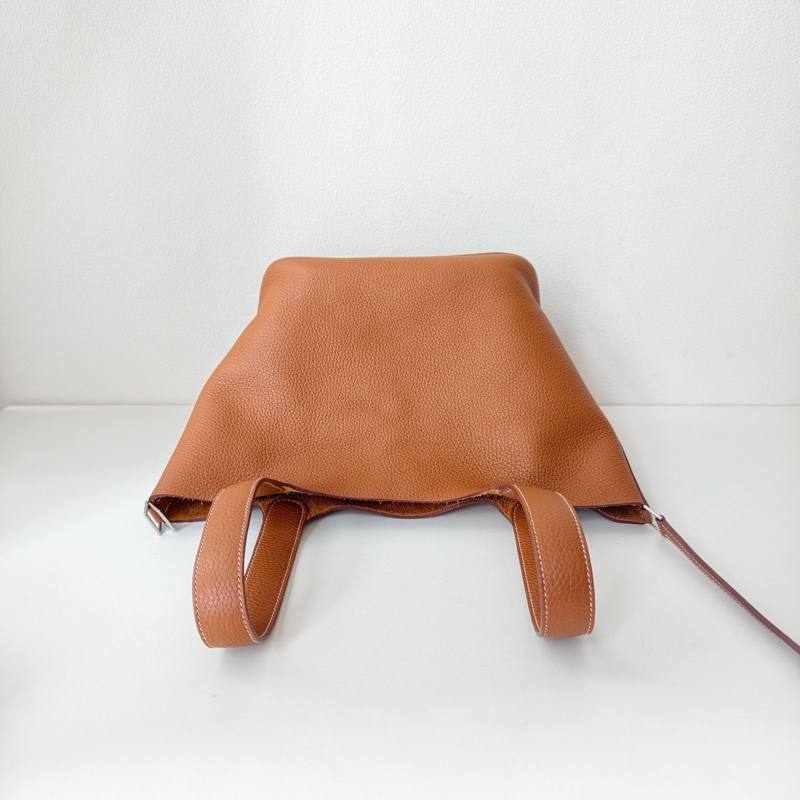 Hermes愛馬仕picotin 菜籃子22 金棕 u刻-6