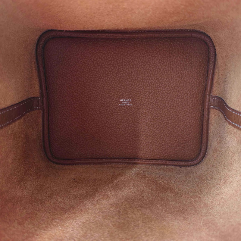 Hermes愛馬仕picotin 菜籃子22 金棕 u刻-8