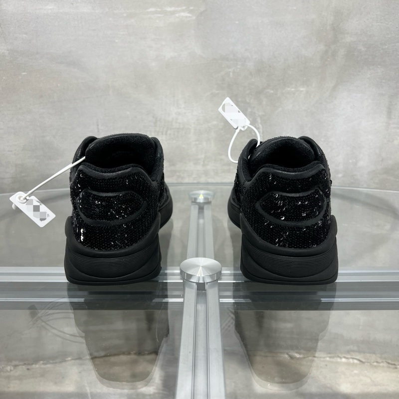 Chanel香奈兒 經典雙C 亮片運動鞋 黑色 38.5碼-3