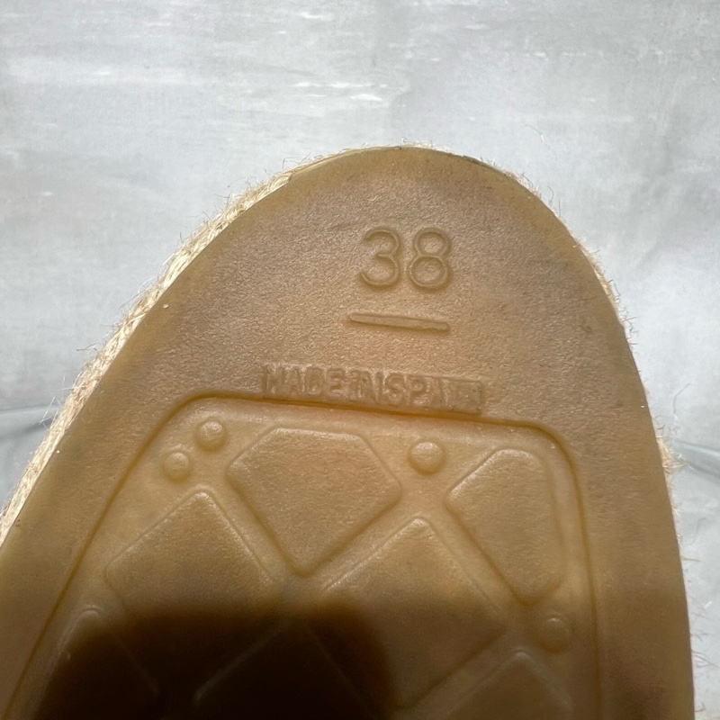 香奈兒Chanel 黑銀 漁夫鞋 38碼-8