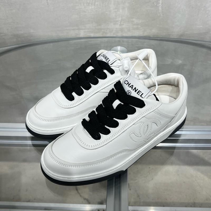 Chanel香奈兒 24P 經典雙C 黑白熊貓板鞋 35.5碼-0