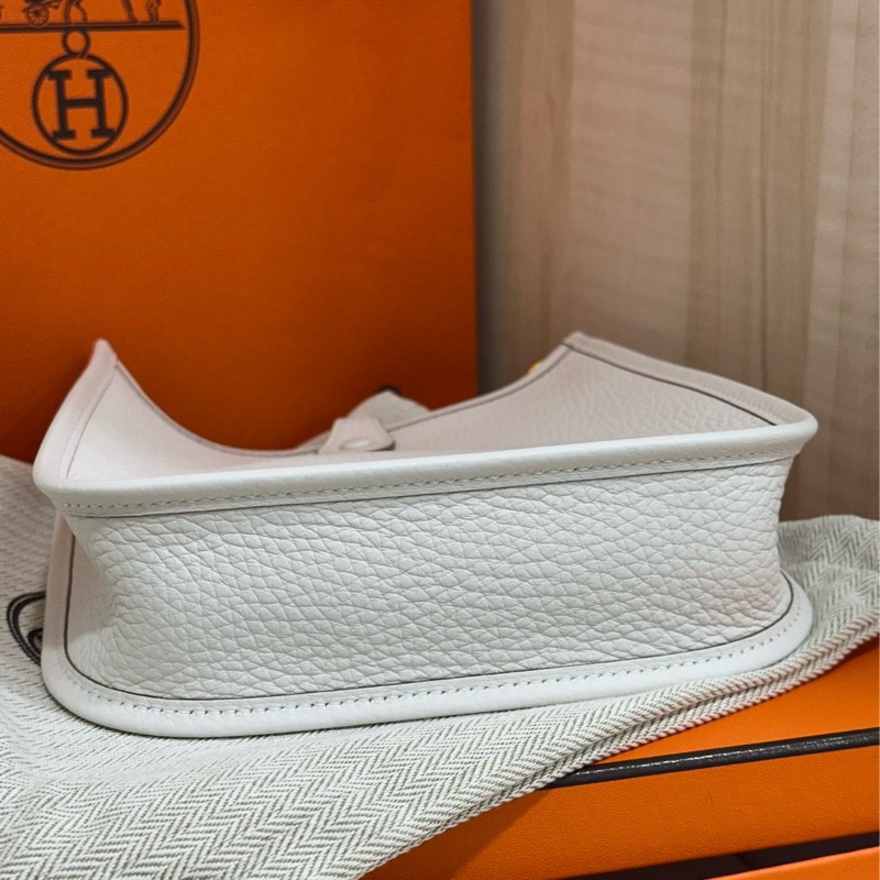 🤍 Hermès Evelyne Mini|M4 白 🤍-2