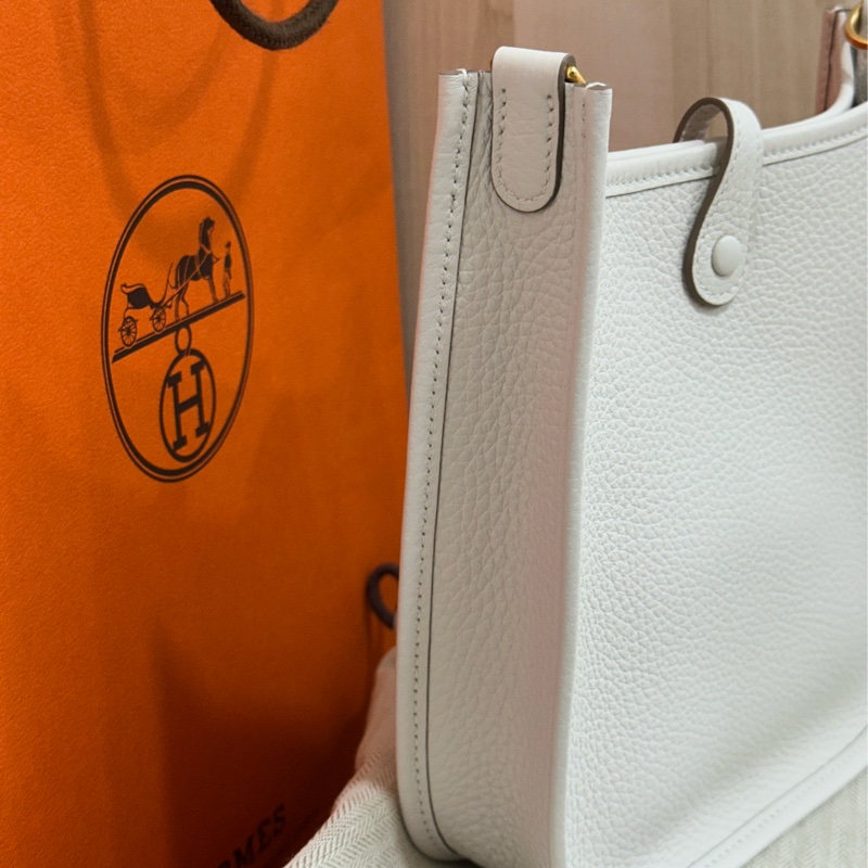 🤍 Hermès Evelyne Mini|M4 白 🤍-5