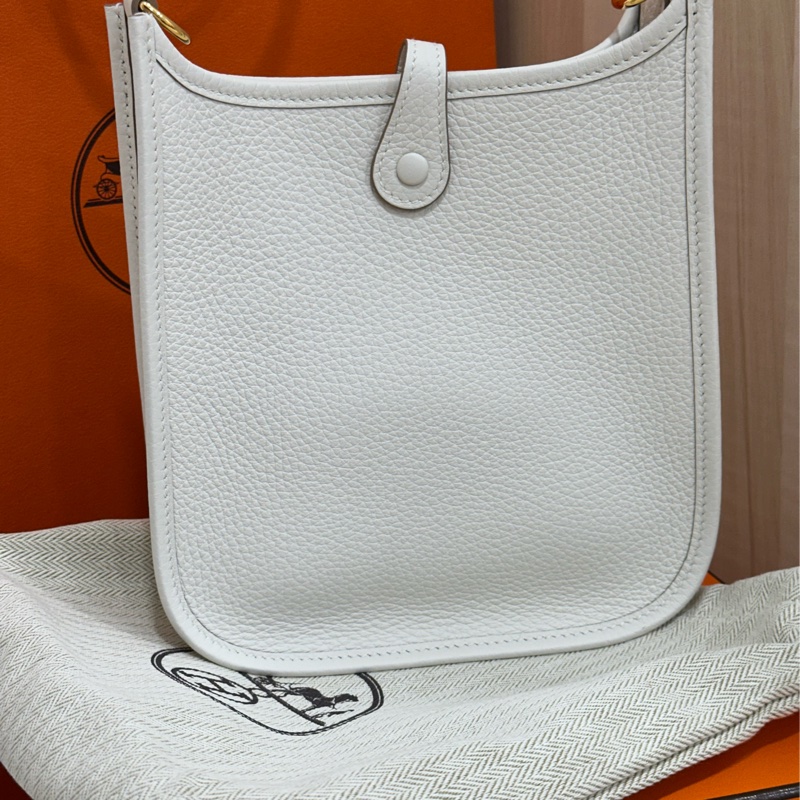 🤍 Hermès Evelyne Mini|M4 白 🤍-8
