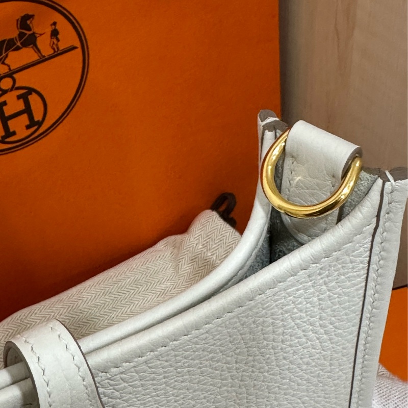 🤍 Hermès Evelyne Mini|M4 白 🤍-11