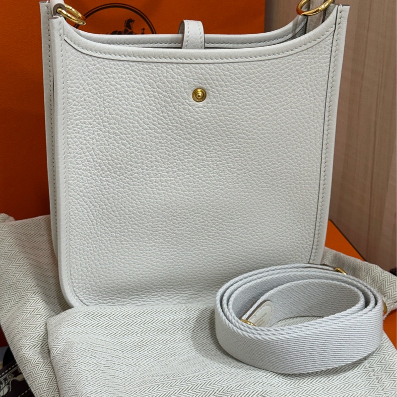 🤍 Hermès Evelyne Mini|M4 白 🤍-14