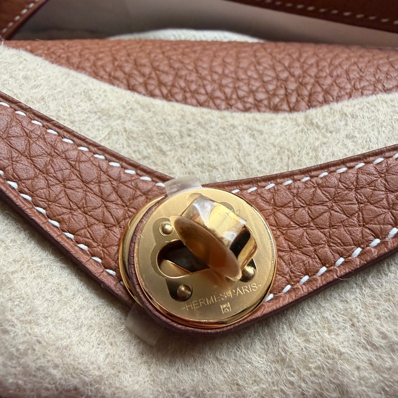 Hermes mini Lindy 金棕金-1