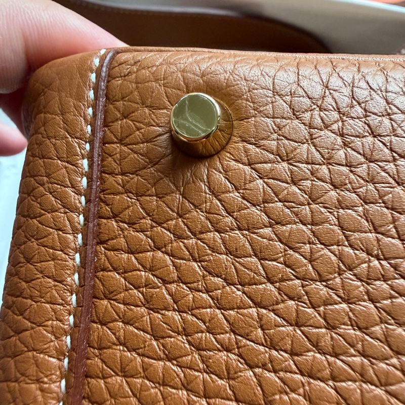 Hermes mini Lindy 金棕金-15